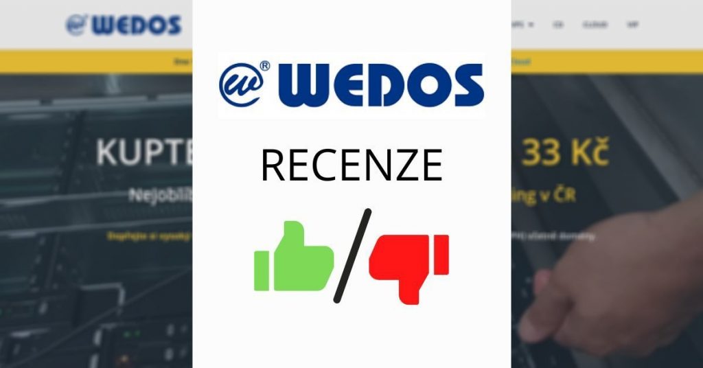 Wedos recenze: jak si vede nejoblíbenější webhosting u nás? 13 wedos recenze
