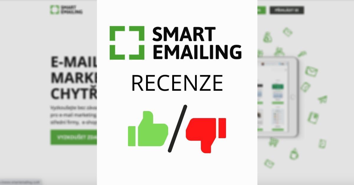 Smartemailing TOP nástroj na e-mail marketing - recenze 2026